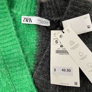 Zara Two Color Cardigan